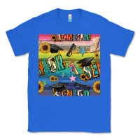 True Royal graduation seamless pattern Classic Tee - BundleAndBundleShop