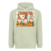 Matcha thankful gnome Heavyweight Hoodie - MaliasSmallBusiness