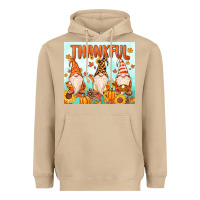 Mushroom thankful gnome Heavyweight Hoodie - MaliasSmallBusiness