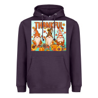 Plum thankful gnome Heavyweight Hoodie - MaliasSmallBusiness