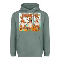 Sage thankful gnome Heavyweight Hoodie - MaliasSmallBusiness