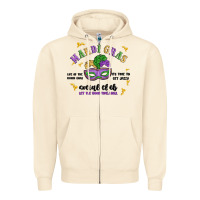 Mardi Gras Social Club Zipper Hoodie | Teevron