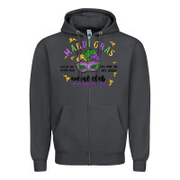 Smoke mardi gras social club Zipper Hoodie - MaliasSmallBusiness