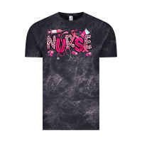 Cloud Black breast cancer nurse Vintage Tee - JahusDesignShop