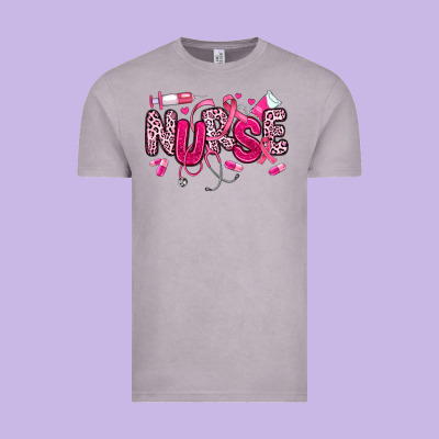 Breast Cancer Nurse Vintage Tee Designed By Jahusdesignshop