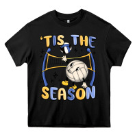 Black tis the season volleyball Heavy Core Tee - MaliasSmallBusiness