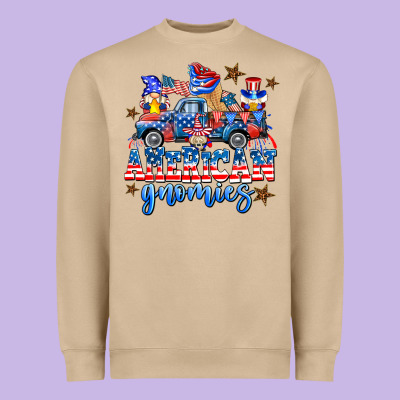 American Truck Gnomes Heavyweight Sweatshirt Designed By Adodesignshop