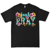 Black just pray Premium Tee - texasbilliewilder
