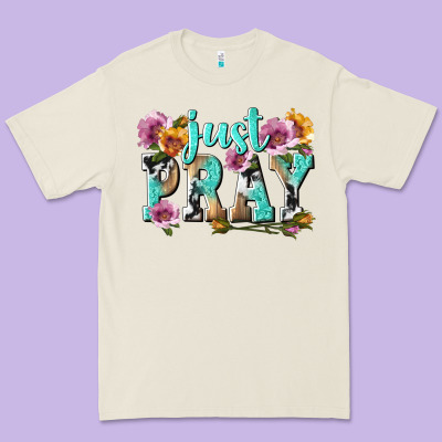Just Pray Premium Tee Designed By Texasbilliewilder