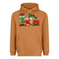 Meerkat Christmas tractor coffee cup Heavyweight Hoodie - NancyCooperArtShop