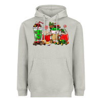 Moon Dust Christmas tractor coffee cup Heavyweight Hoodie - NancyCooperArtShop