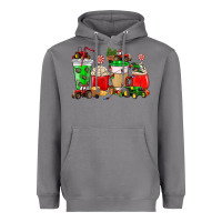 Storm Christmas tractor coffee cup Heavyweight Hoodie - NancyCooperArtShop