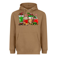 Toasted Coconut Christmas tractor coffee cup Heavyweight Hoodie - NancyCooperArtShop