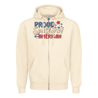 Sandshell proud southern american Zipper Hoodie - MaliasSmallBusiness