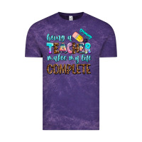 Cloud Purple being a teacher makes my life complate Vintage Tee - AdoDesignShop