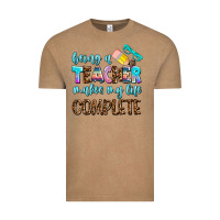 Vintage Coffee being a teacher makes my life complate Vintage Tee - AdoDesignShop