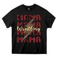 Black wrestling mama Heavy Core Tee - MaliasSmallBusiness