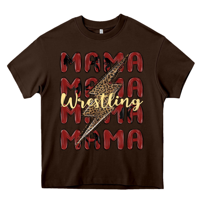 Wrestling Mama Heavy Core Tee by MaliasSmallBusiness | Teevron