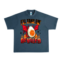 Midnight Navy i will take em deviled Urban Heavy Tee - AdoDesignShop