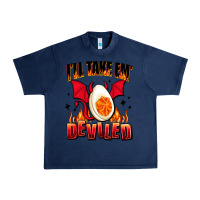 Navy i will take em deviled Urban Heavy Tee - AdoDesignShop