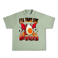 Oil Green i will take em deviled Urban Heavy Tee - AdoDesignShop