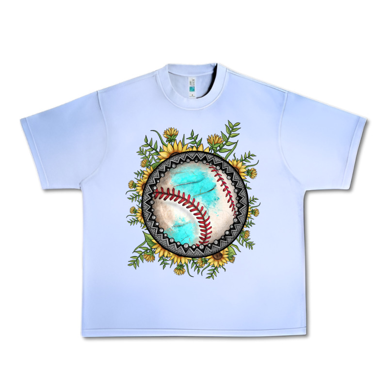 Baseball Gemstone Sunflower Urban Heavy Tee by JahusDesignShop | Teevron