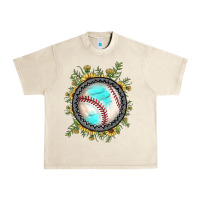Sandshell baseball gemstone sunflower Urban Heavy Tee - JahusDesignShop