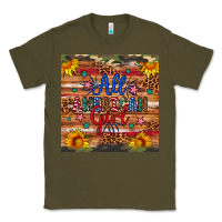 Army Green all american girl Classic Tee - Artiststas
