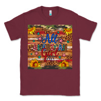 Burgundy all american girl Classic Tee - Artiststas