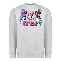 Heather Grey eye crew Heavyweight Sweatshirt - JahusDesignShop