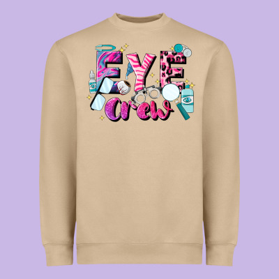 Eye Crew Heavyweight Sweatshirt Designed By Jahusdesignshop