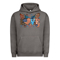 Pigment Tornado Love America wings 4th of july Urban Hoodie - HowdyJamesFarm