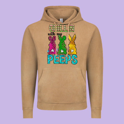 Chillin With My Peeps Ester Day Vintage Hoodie Designed By Neo Western
