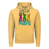 Vintage Mustard Chillin with my peeps Ester Day Vintage Hoodie - Neo Western