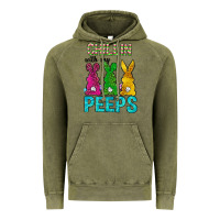 Vintage Olive Chillin with my peeps Ester Day Vintage Hoodie - Neo Western