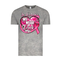 Cloud Rock in october we wear pink heart Vintage Tee - JahusDesignShop