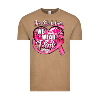 Vintage Coffee in october we wear pink heart Vintage Tee - JahusDesignShop