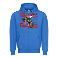 True Royal make america cowboy again Zipper Hoodie - MaliasSmallBusiness