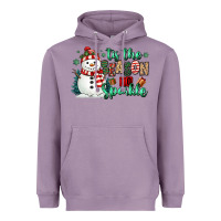 Lavender tis the season to sparkle snowman Heavyweight Hoodie - MaliasSmallBusiness