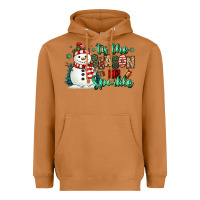 Meerkat tis the season to sparkle snowman Heavyweight Hoodie - MaliasSmallBusiness