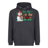 Smoke tis the season to sparkle snowman Heavyweight Hoodie - MaliasSmallBusiness