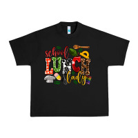 Black school lunch lady Urban Heavy Tee - AdoDesignShop