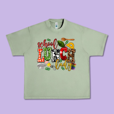School Lunch Lady Urban Heavy Tee Designed By Adodesignshop