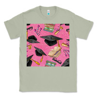 Matcha pink glitter graduation seamless pattern Classic Tee - BundleAndBundleShop