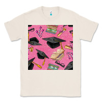 Natural pink glitter graduation seamless pattern Classic Tee - BundleAndBundleShop
