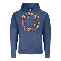 Vintage Denim Crown of thorns Easter Day Vintage Hoodie - Neo Western
