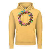 Vintage Mustard Crown of thorns Easter Day Vintage Hoodie - Neo Western