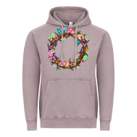 Vintage Zinc Crown of thorns Easter Day Vintage Hoodie - Neo Western