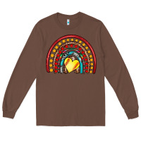 Chestnut softball rainbow Long Sleeve Tee - Artiststas