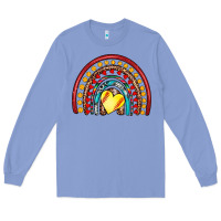 Colony Blue softball rainbow Long Sleeve Tee - Artiststas
